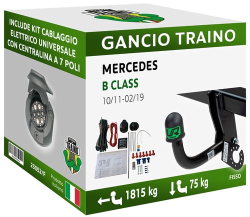 Gancio fisso mercedes - mercedes, b